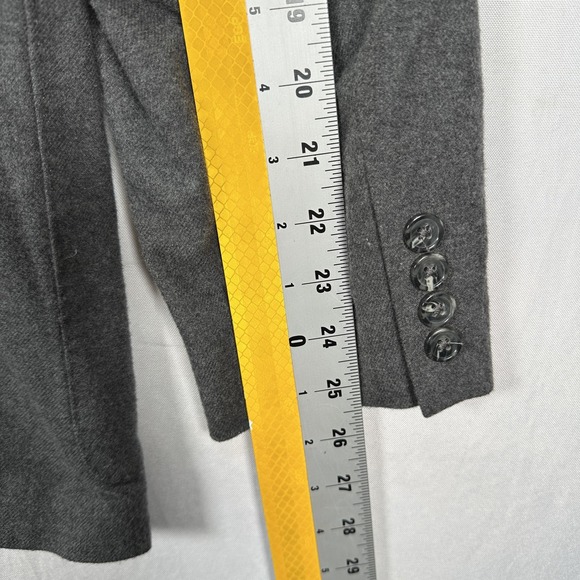 J Crew Blazer Mens 42 Gray Thompson Sport Coat Jacket Cotton Style J4299 NWT - Picture 6 of 13